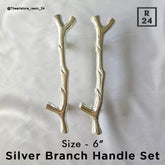 Branch handle silver